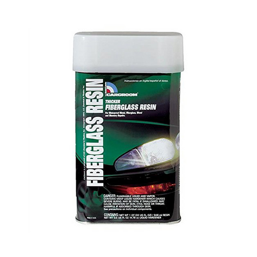 US Chemical & Plastics CarGroom 77071 Fiberglass Resin, 1 qt, Amber, Liquid