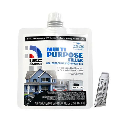 US Chemical & Plastics 77701 Multi-Purpose Filler, 8 oz Pouch, Off-White, Liquid