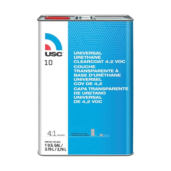 US Chemical & Plastics 10-1 10 Universal High-Build Urethane Clear Coat, 1 gal, 4:1 Mixing