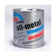 US Chemical & Plastics All-Metal 14060 Specialty Body Filler, 1 qt Can, Metallic Silver, Paste/Gel