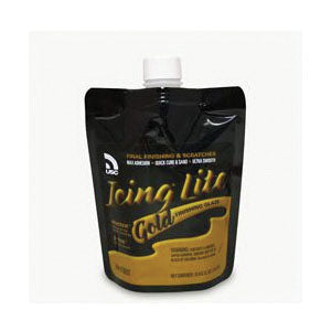 US Chemical & Plastics Icing Lite 26012 Finishing Glaze, 12 oz Pouch, Liquid — Gold