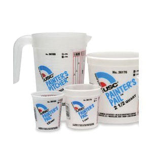 US Chemical & Plastics 36178 Painter's Mixing Cup, 5 qt