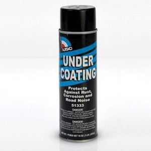 US Chemical & Plastics 51333 Undercoating, 16 oz Aerosol Can, Black, Liquid, 365 g/L VOC