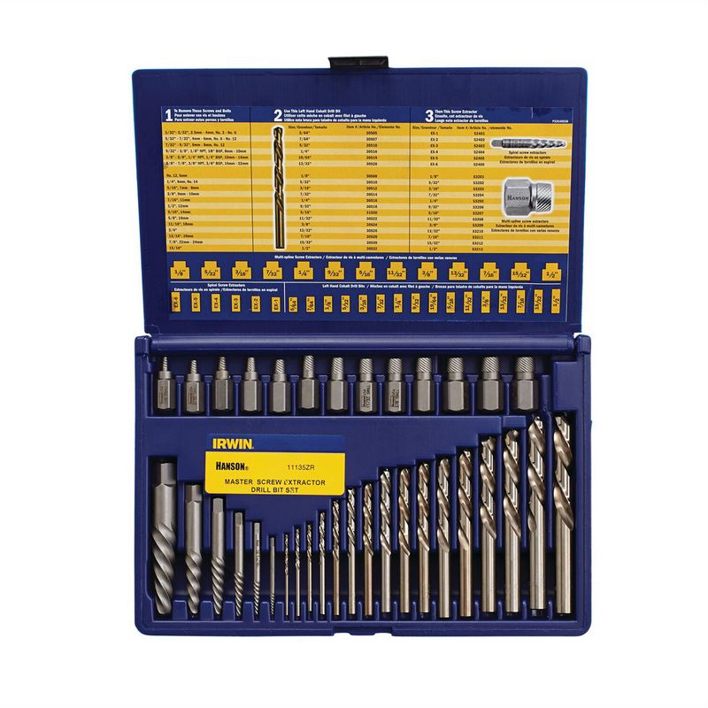 Vise-Grip / Irwin Industrial Tools 35Pc Extractor/Drill Set