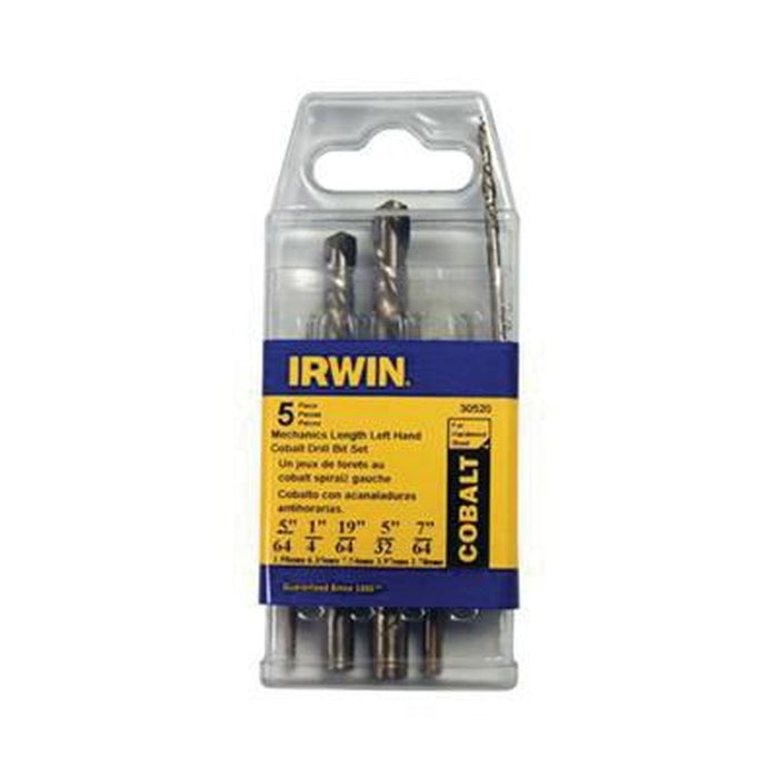 Vise-Grip / Irwin Industrial Tools 5Pc.L.H.Mech.Lngth.Drl.Bit Set — view 2