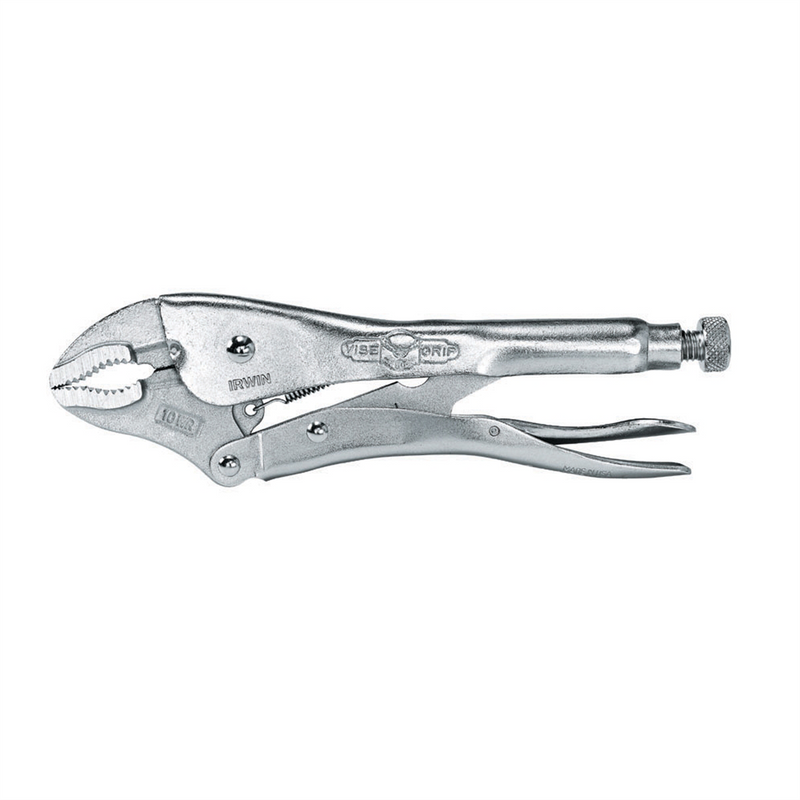 10 Inch Curved Jaw with Wire Cutter Locking Pliers