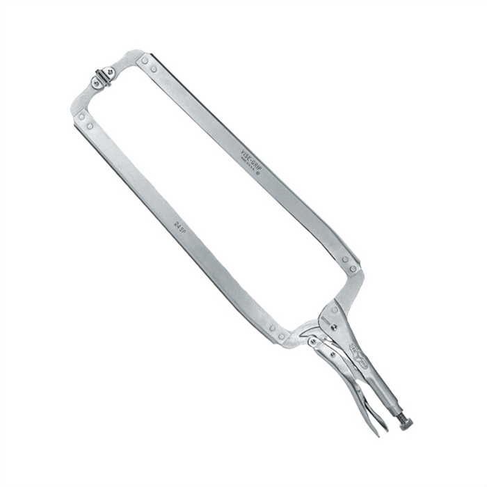 Vise-Grip / Irwin Industrial Tools - 10 Inch Swivel Pads Long Reach C-Jaws Locking Clamp