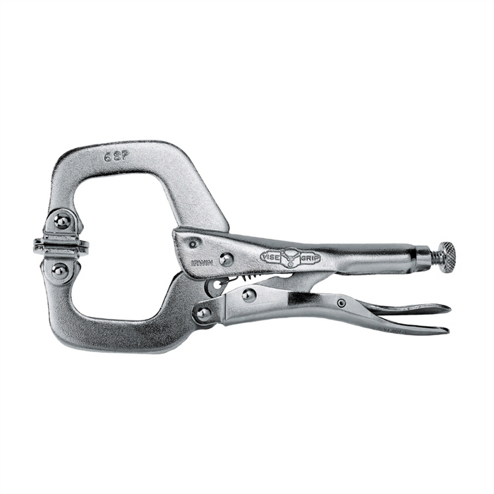 Vise-Grip / Irwin Industrial Tools - 2-1/8 Inch Swivel Pads C-Jaws Locking Clamp