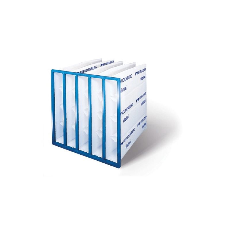 Viledon 000-140 F50 1/1 Pocket Pre-Filter, 24 in W x 26 in D x 24 in H, 2/CS