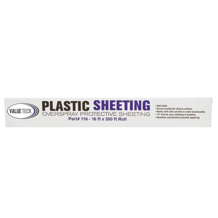 Value Teck 116 Sheeting, 16 ft W x 350 ft L, Plastic, .315 mils
