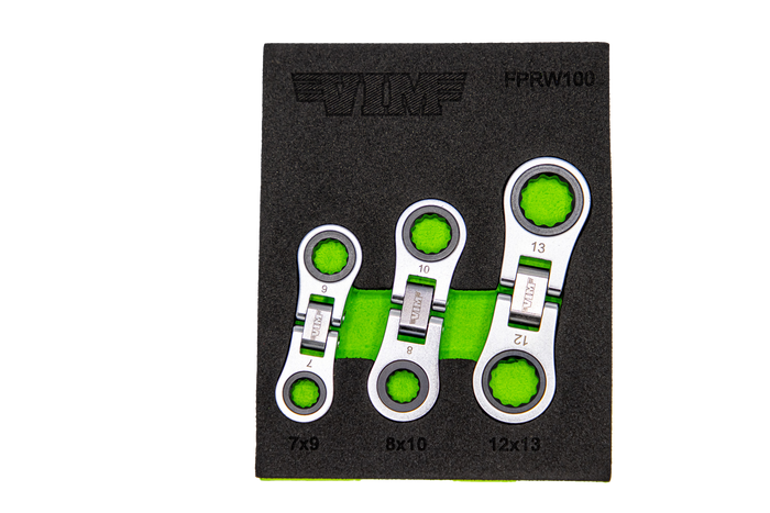 Vim Tools Nano Flex Ratcheting Wrench Set
