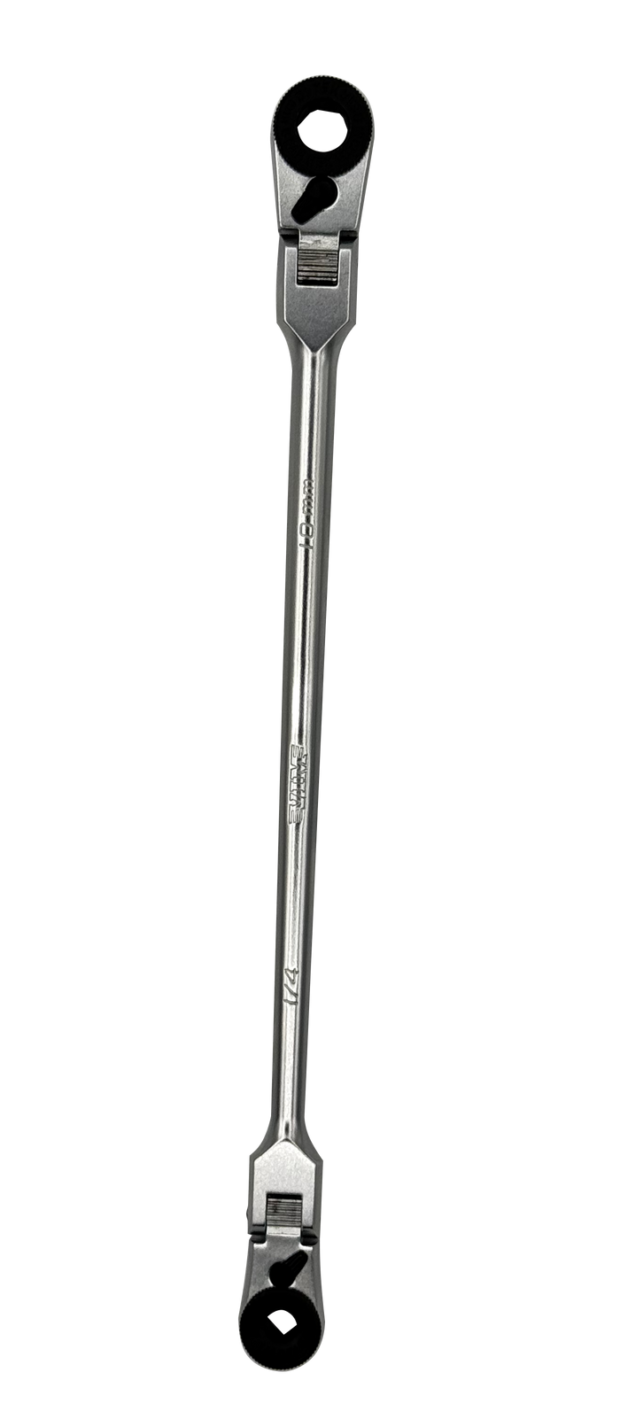 Vim Tools 1/4 Inch and 10 Mm Hex Dual Indexing Flex Head Bit Ratchet