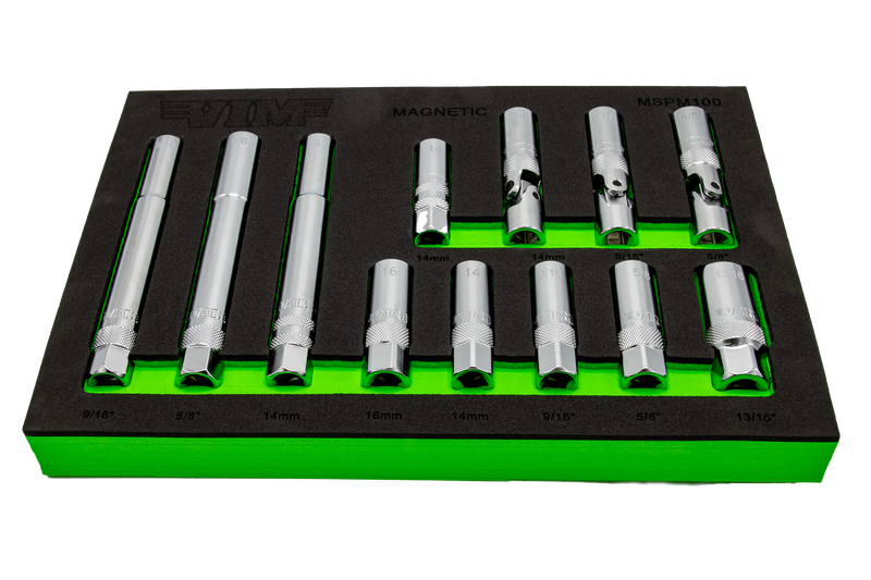 12PtPc. 3/8'' Dr. Magnetic Spark Plug Mas