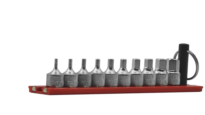 Vim Tools Inch Stubby Hex Drive Bit 9 Pc set
