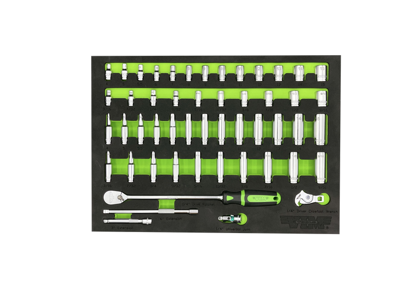 PC. 1/4'' DR. SOCKET MASTER SET