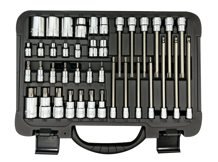 Vim Tools PC. ELITE TORX MASTER DRIVER AND SOCKET SET - S2 STEEL