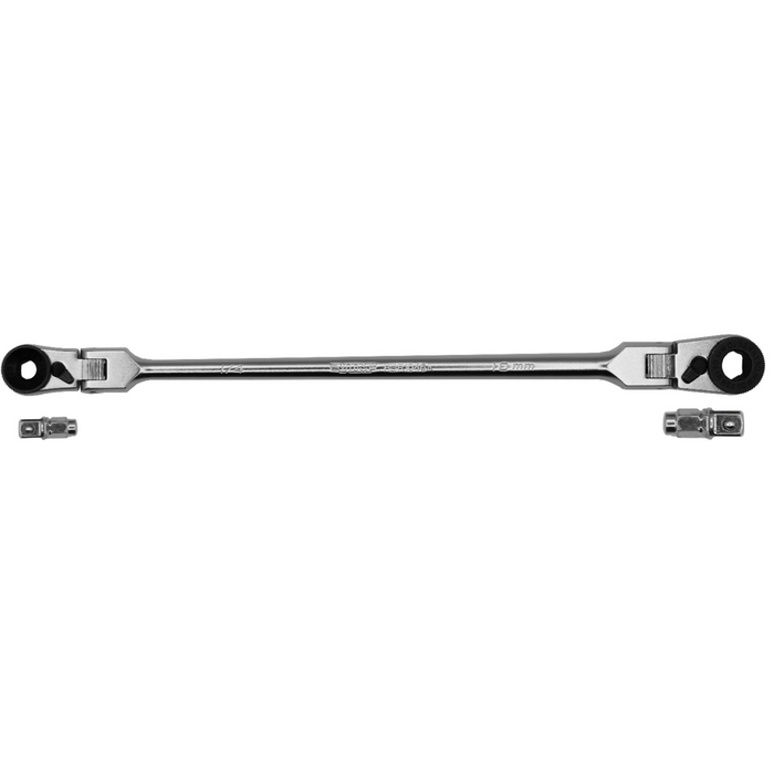 Vim Tools 1/4 Inch and 10 Mm Hex Dual Indexing Flex Head Bit Ratchet — view 2