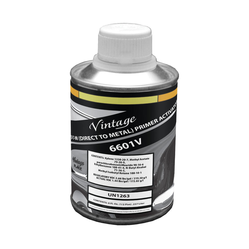 Vintage Flatz Vintage CP6601V-16 Direct To Metal Activator, 0.5 pt Can, Colorless, Liquid, Use With: