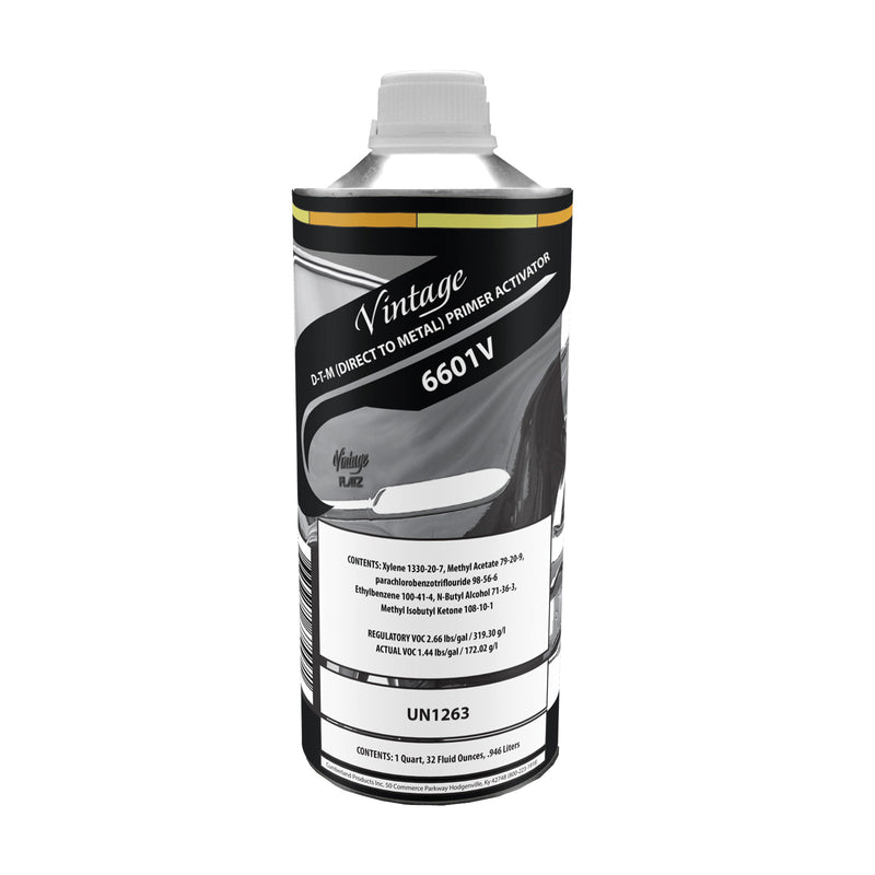 Vintage Flatz Vintage CP6601V-4 Direct To Metal Activator, 1 qt Can, Colorless, Liquid, Use With: D-