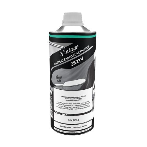 Vintage Flatz Vintage CP3832V Clearcoat Activator, 1 qt Can, Use With: Rapid Cure Clearcoats