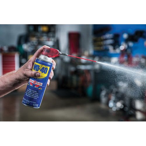 WD-40 SMART STRAW 49002 Multipurpose Lubricant, 8 oz Aerosol Can, Liquid, Amber — view 2