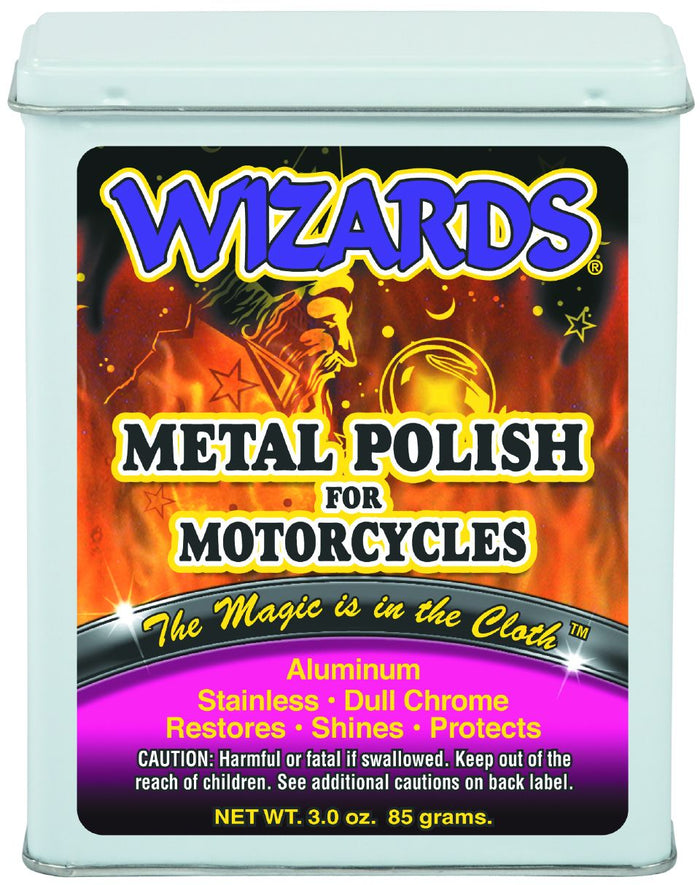 Wizards Products Wizards Metal Polish for Motorcycles — 3, Pink
