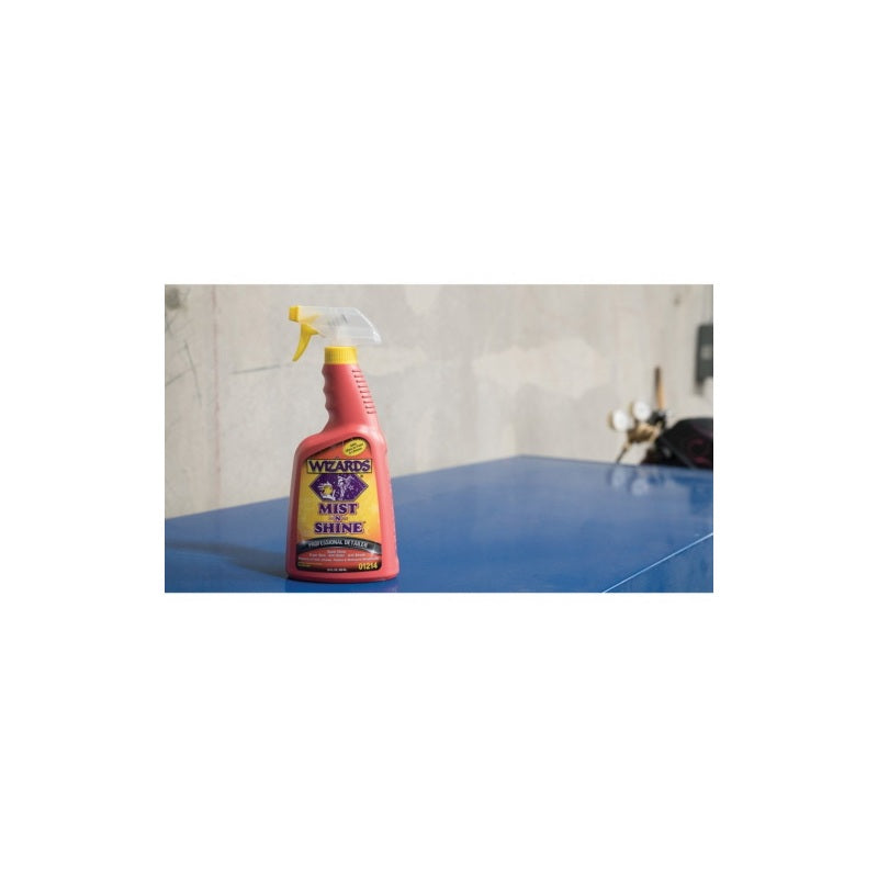 Wizards Products MIST-N-SHINE 01214 High-Gloss Professional Car Detailer and Surface Cleaner, 22 oz