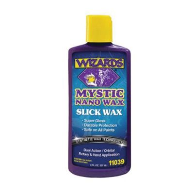 Wizards Products Mystic Nano Wax 11030 Super Slick Nano Wax, 32 oz Squeeze Bottle, Off-White