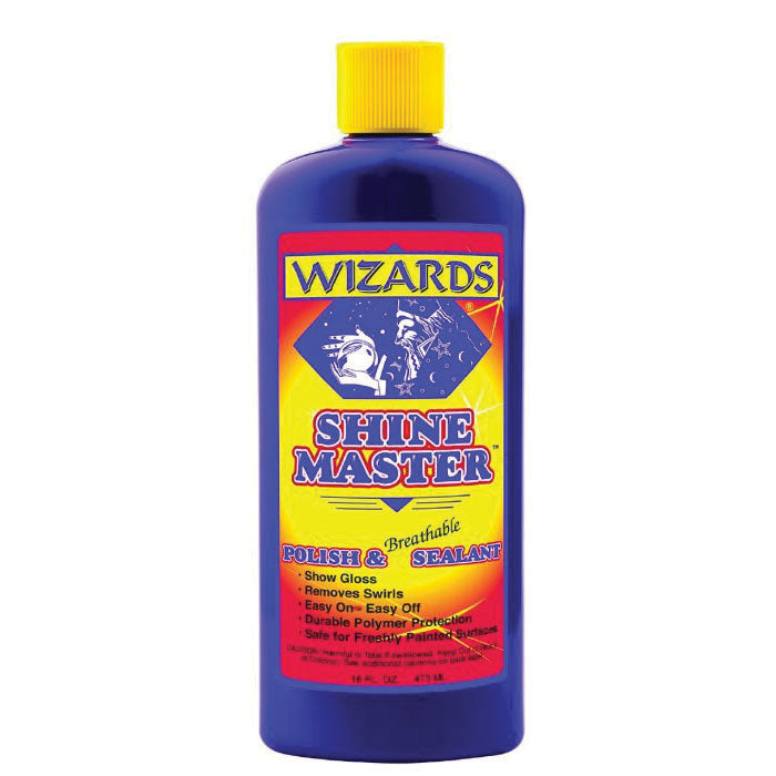 Wizards Shine Master 11033 16 oz Off-White Bottle - Polish and Breathable Sealant for Paint