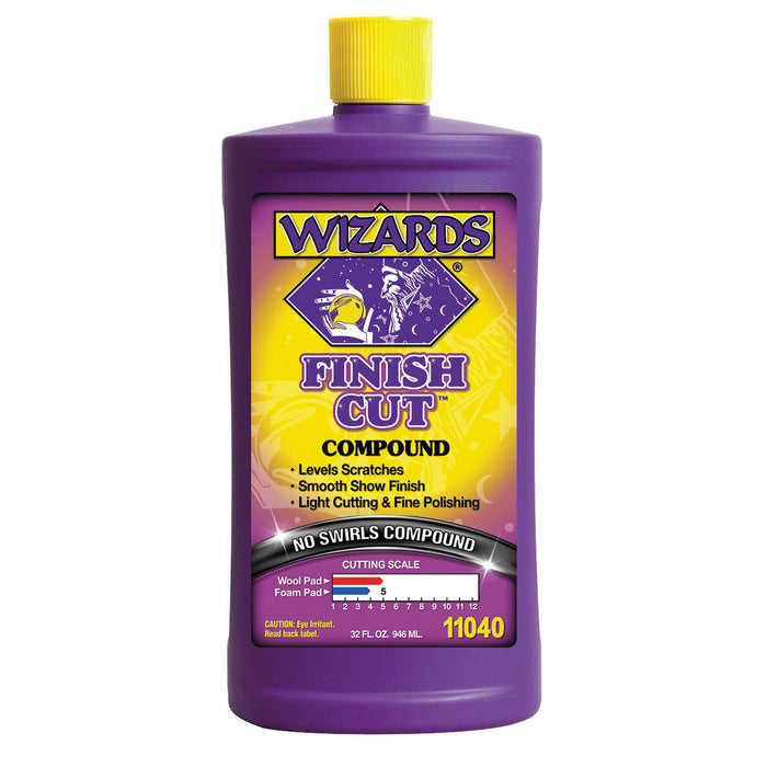 Wizards Finish Cut 11040 One Step Compound 32 oz Bottle