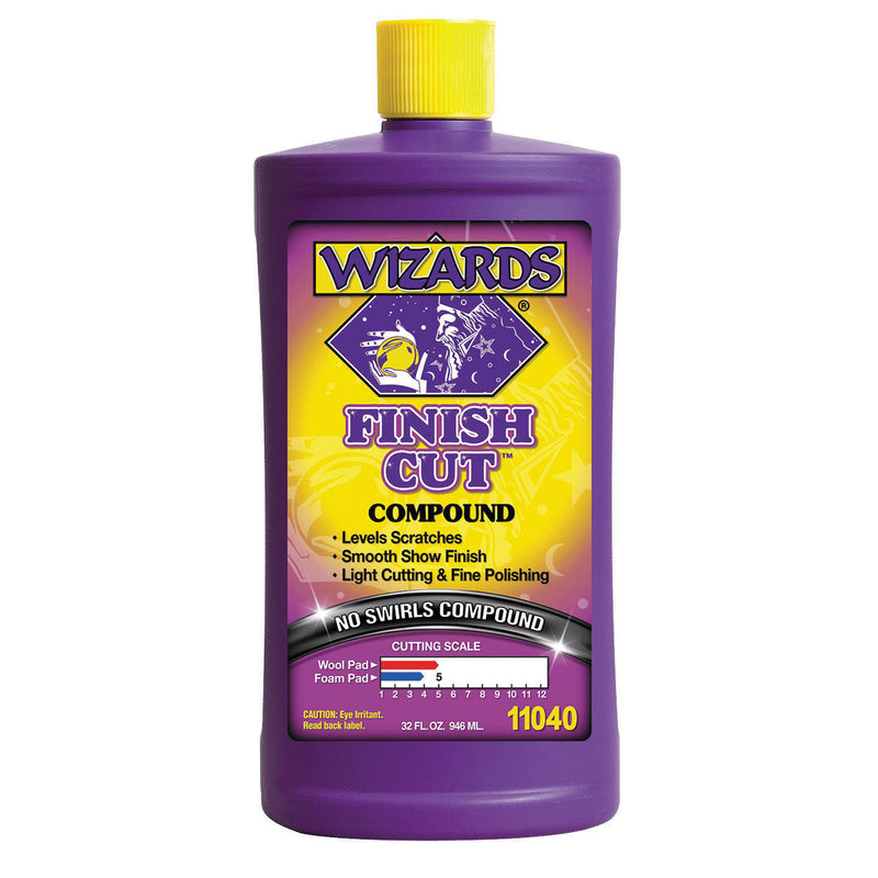 Wizards Finish Cut 11040 One Step Compound 32 oz Bottle
