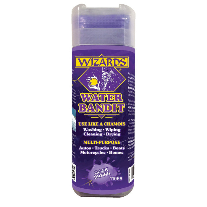 WIZARDS Water Bandit 11066 27 x 17 in Blue Synthetic All-Purpose Chamois