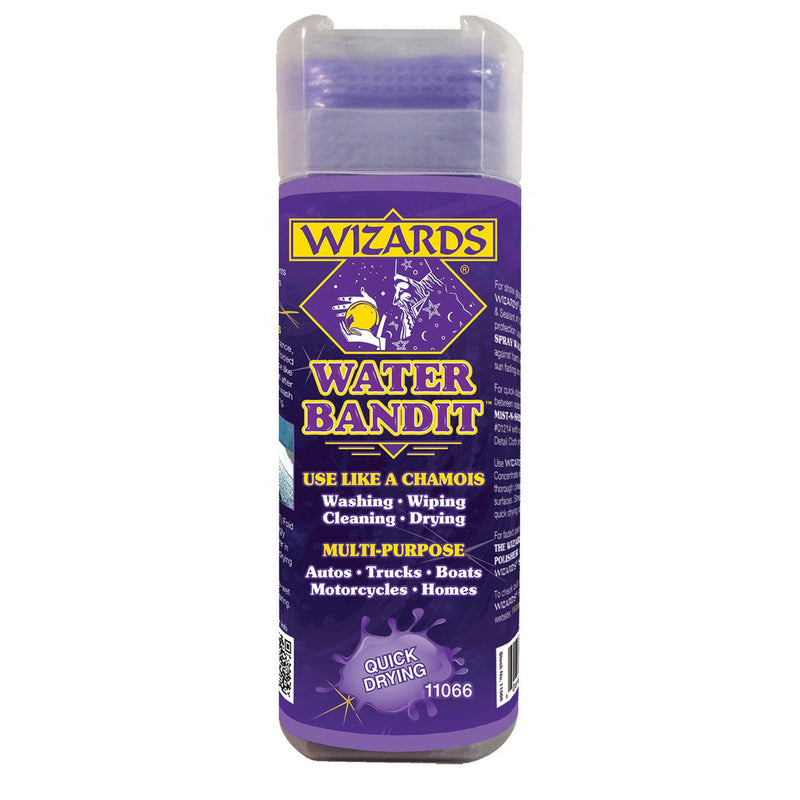 WIZARDS Water Bandit 11066 27 x 17 in Blue Synthetic All-Purpose Chamois