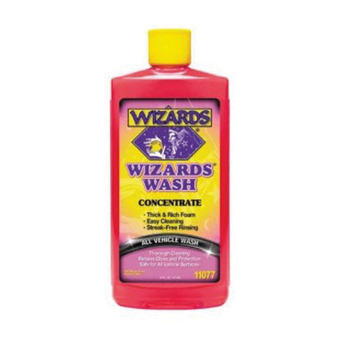 Wizards Products 11077 Super Concentrated Car Wash, 16 oz Bottle, Translucent Pink, Liquid