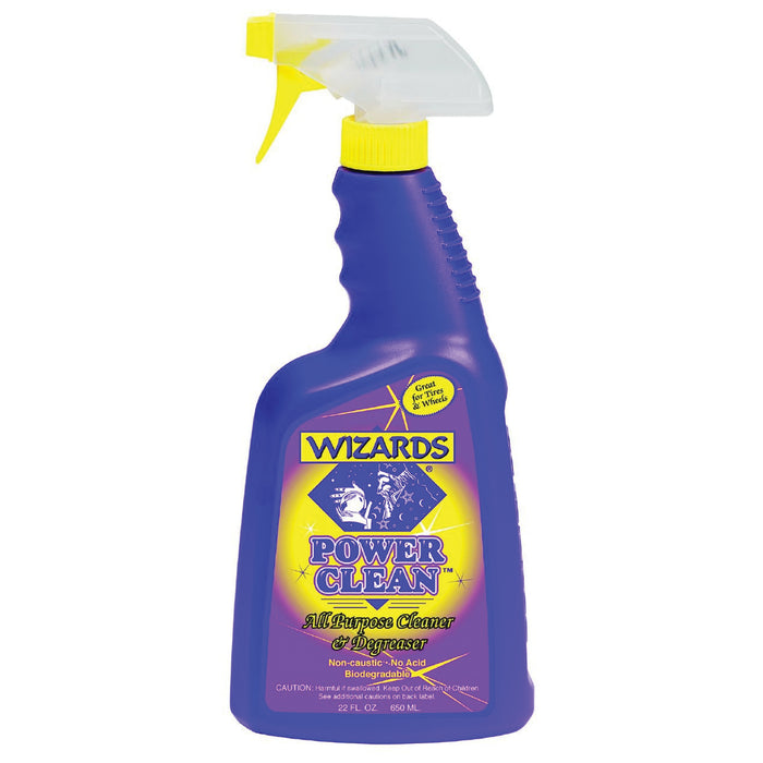 Wizards Products Power Clean 11088 All-Purpose Cleaner and Degreaser, 22 oz Spray Bottle, Yellowish