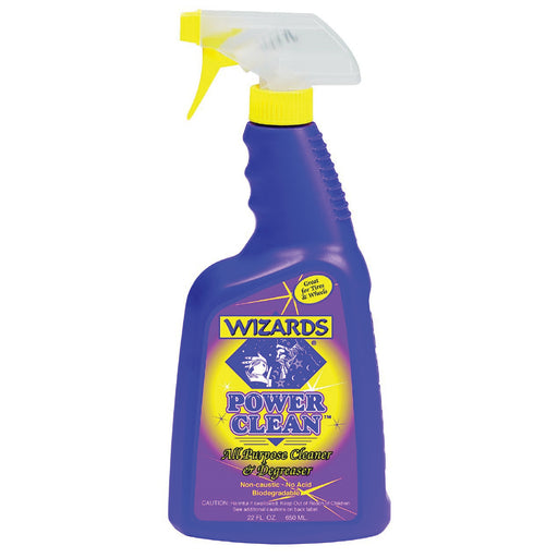 Wizards Products Power Clean 11088 All-Purpose Cleaner and Degreaser, 22 oz Spray Bottle, Yellowish