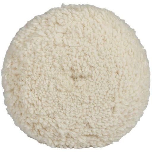 Wizards Products 11201 Fast Cut Buffing Pad, 7-1/2 in Overall Dia, Hook and Loop, White — view 2