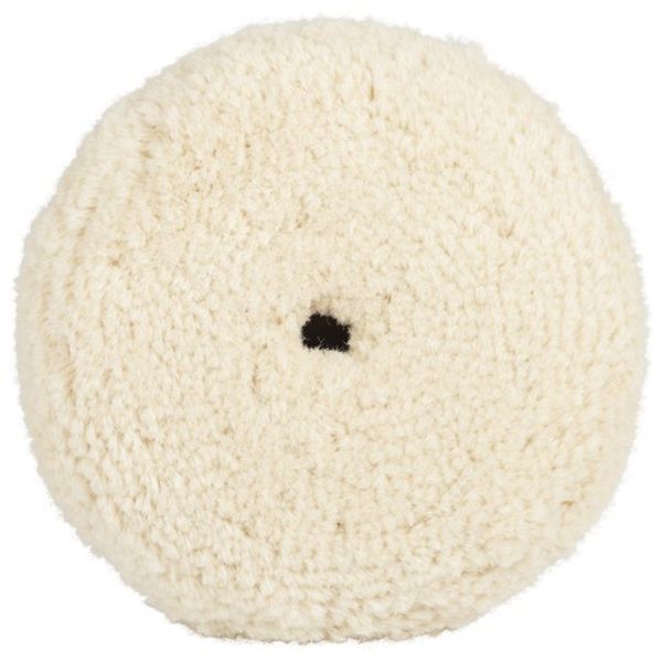 Wizards Products 11203 Finish Cut Buffing Pad, 7-1/2 in Overall Dia, Hook and Loop, White — view 2