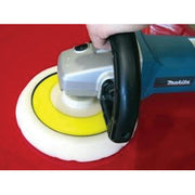Wizards Products 11205 Medium Density Buffing Pad, 8-1/2 in Overall Dia, Hook and Loop, White
