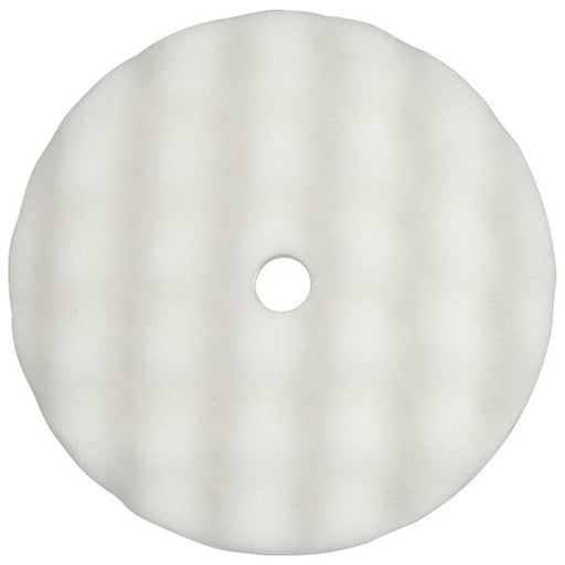 Wizards Products The Aggressor 11310 Cutting Pad, 8 in Overall Dia, Hook and Loop, White — view 2