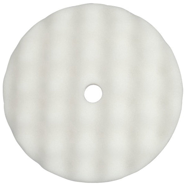 Wizards The Aggressor 11310 8 in White Hook-and-Loop Foam Pad - Works with Mystic Cut, Turbo Cut