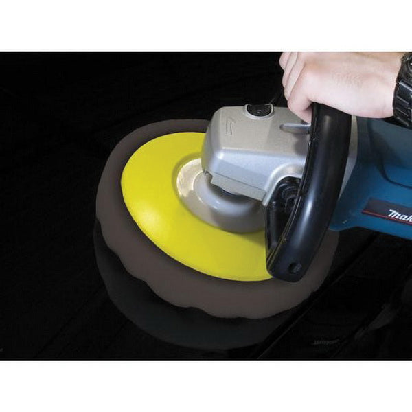 Wizards Products The Finisher 11312 Buffing Pad, 8 in Overall Dia, Hook and Loop, Gray