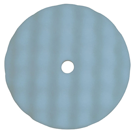 Wizards Products The Ultra Finishing 11314 Buffing Pad, 8 in Overall Dia, Hook and Loop, Blue — view 2