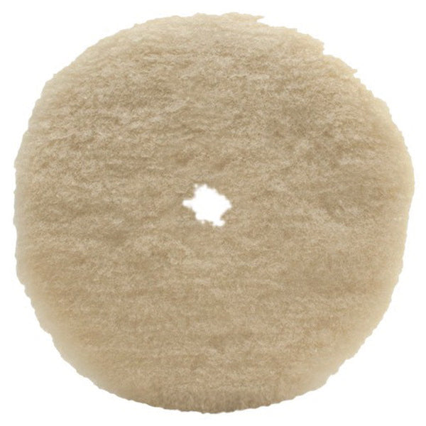 Wizards Products 11600 Dual Action Cutting Pad, 6 in Overall Dia, Hook and Loop, White