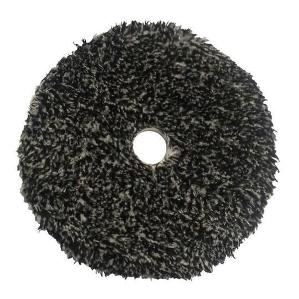 Wizards Products 11601 Cutting Pad, 6-1/2 in Overall Dia, Hook and Loop, Black