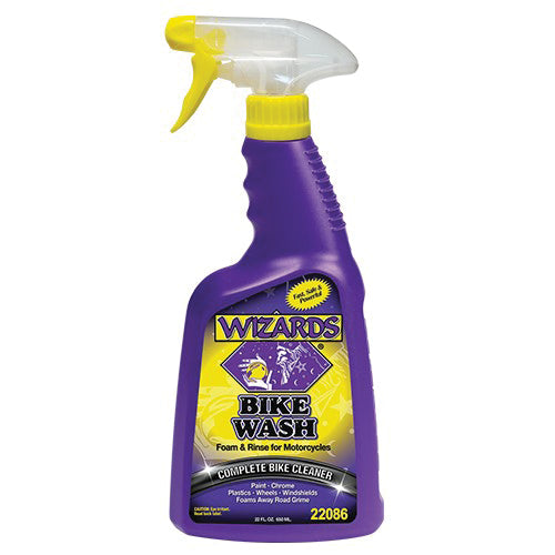 Wizards Products 22086 Bike Wash, 22 oz Spray Bottle, Yellowish Brown, Liquid