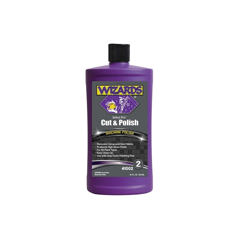 Wizards Products 41002 Select Pro Cut and Polish 2 Series Machine Polish, 32 oz Bottle