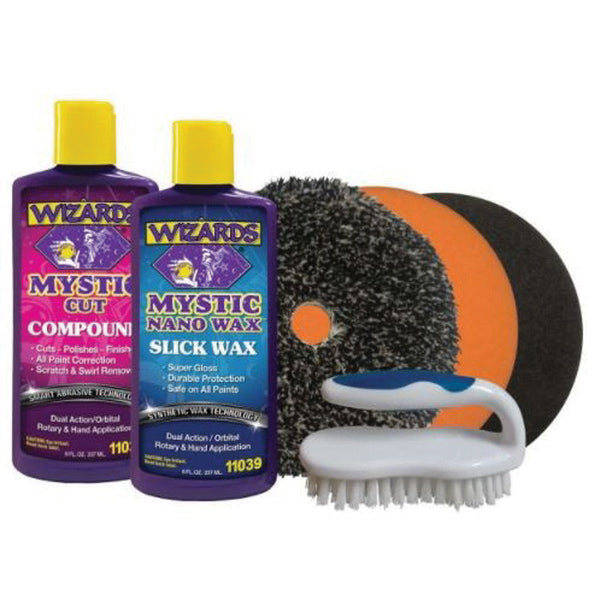 Wizards Products 99121 6-Piece Scratch and Swirl Removal Kit