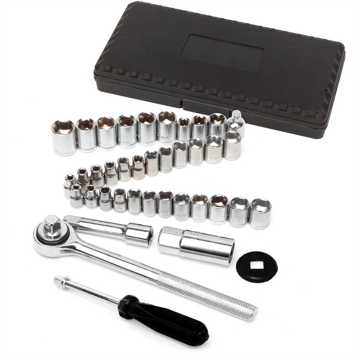 Wilmar Corp. / Performance Tool PC 1/4 & 3/8 DR.SAE/METRIC SKT SET