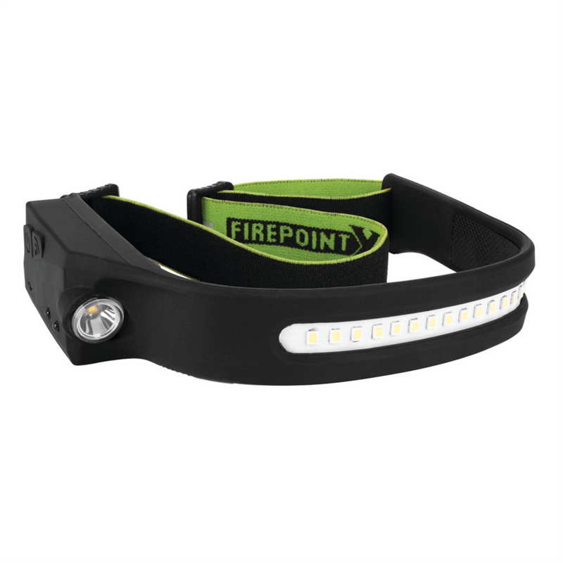 Wilmar Dual Beam Headlamp W2683 with Adjustable Strap, Flexible LED Board, Rechargeable Li-ion Power
